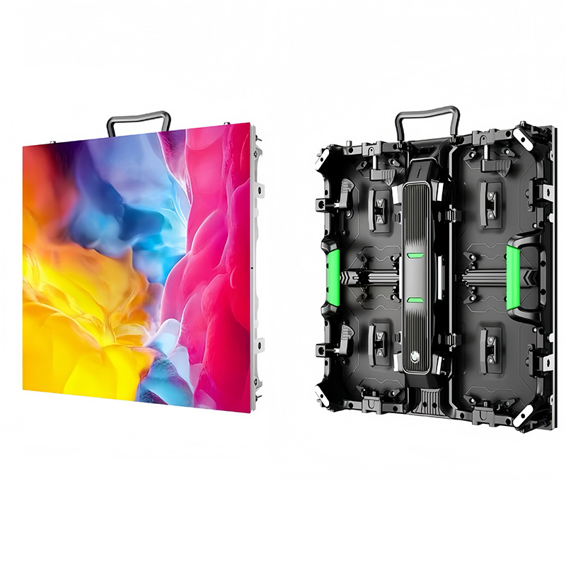 500X500mm hard connection box rental full-color screen