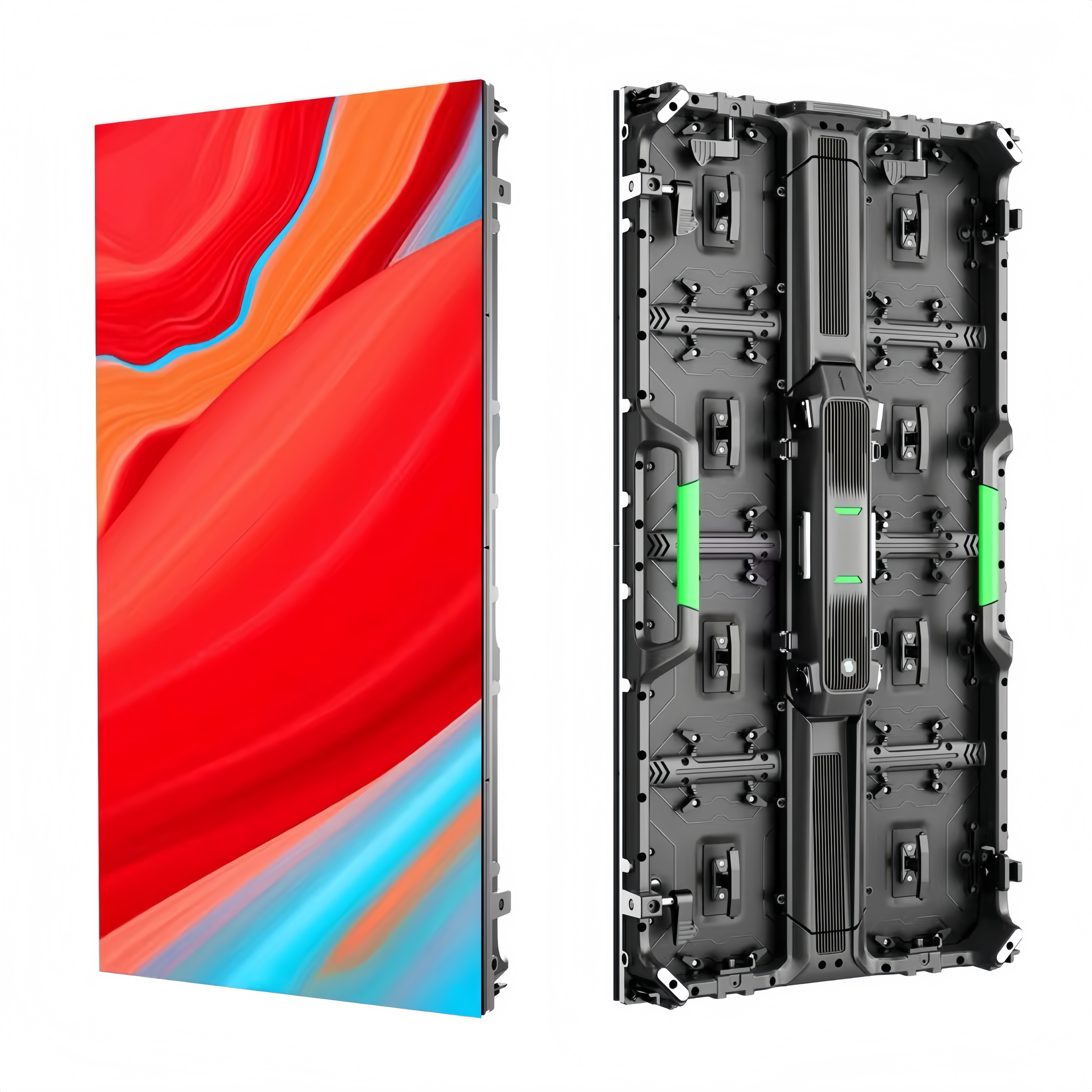 500X1000mm hard connection box rental full-color screen